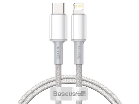 Kabel 2m Baseus przewód USB-C Type C na Lightning PD 20W White