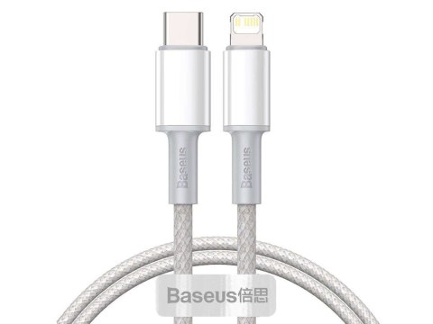 Kabel przewód Baseus USB-C Type C na Lightning PD 20W 1m White