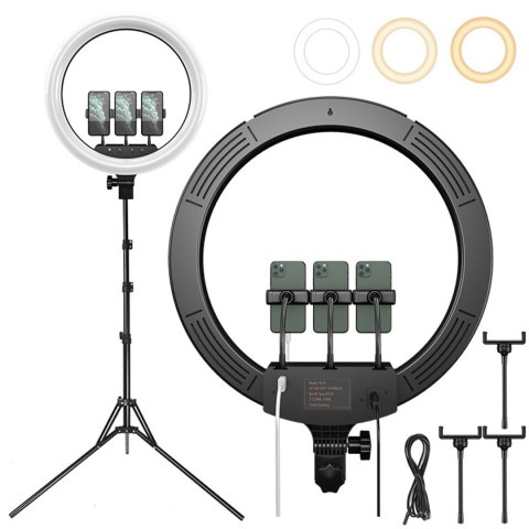 Lampa fotograficzna Alogy Ring M45 kosmetyczna do zdjęć makijażu