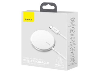 Magnetyczna ładowarka indukcyjna Qi Baseus do iPhone 12 15W White