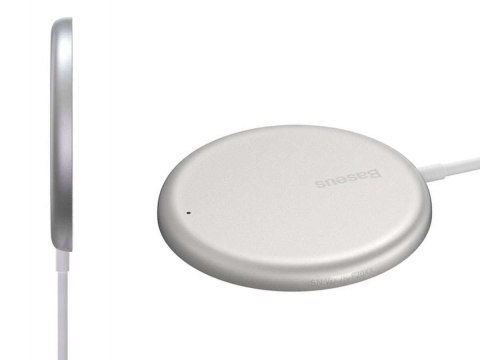 Magnetyczna ładowarka indukcyjna Qi Baseus do iPhone 12 15W White