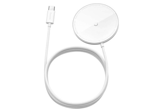 Magnetyczna ładowarka indukcyjna Qi Baseus do iPhone 12 15W White