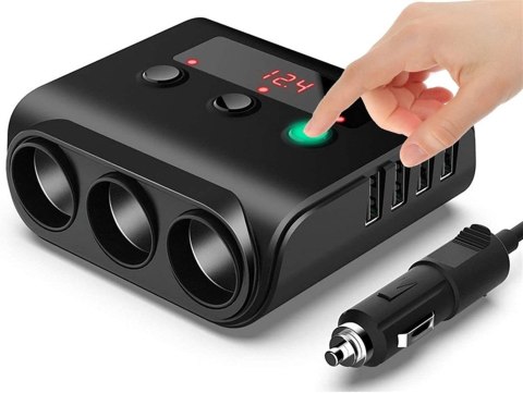 Rozdzielacz adapter samochodowy Alogy HUB do zapalniczki 12V-24V