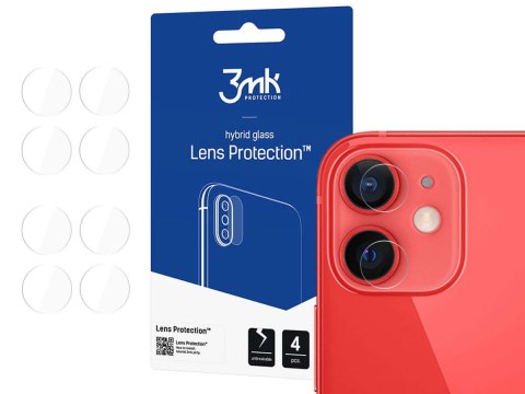 Szkło x4 na kamerę obiektyw 3mk Lens Protection do Apple iPhone 12 Mini