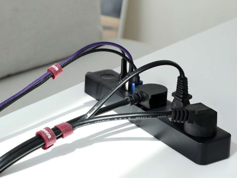 Taśma rzep Baseus organizer opaska do kabli Circle Velcro Strap 3m Czerwona