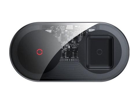 Bezprzewodowa ładowarka indukcyjna Qi 20W 2w1 Baseus do telefonu + Airpods