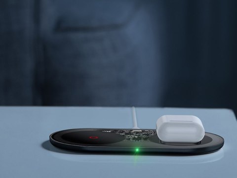 Bezprzewodowa ładowarka indukcyjna Qi 20W 2w1 Baseus do telefonu + Airpods