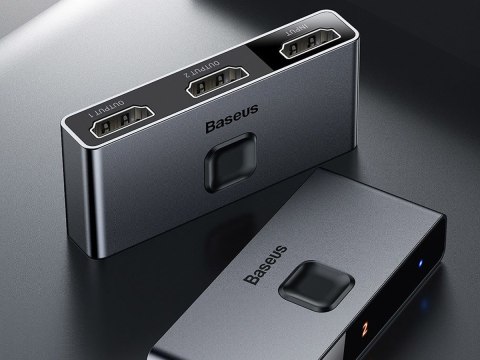 Dwukierunkowy rozdzielacz Baseus Switcher Full HDMI 4K 30Hz 2x1/ 1x2