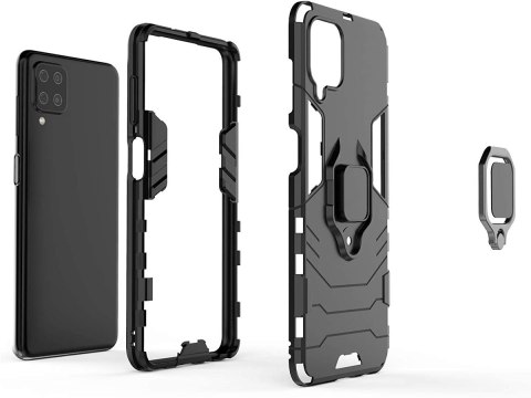 Etui Alogy Stand Ring Armor do Samsung Galaxy A42 5G czarne