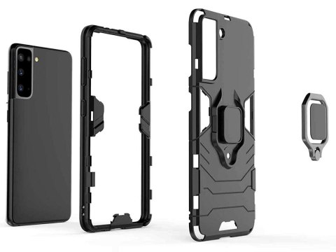 Etui Alogy Stand Ring Armor do Samsung Galaxy S21 Plus czarne