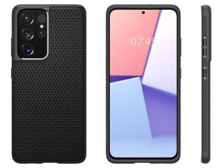 Etui Spigen Liquid Air do Samsung Galaxy S21 Ultra Matte Black