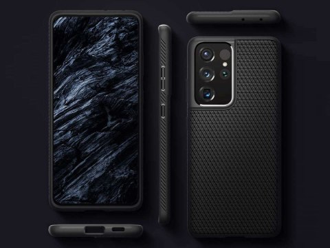 Etui Spigen Liquid Air do Samsung Galaxy S21 Ultra Matte Black