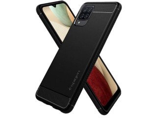 Etui Spigen Rugged Armor do Samsung Galaxy A12 2020/2021/ M12 Matte Black