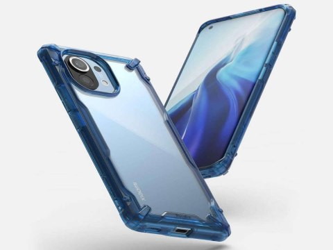 Etui obudowa Ringke Fusion X do Xiaomi Mi 11 Space Blue