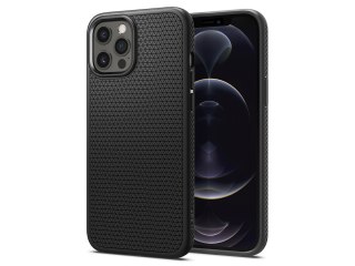 Etui obudowa Spigen Liquid Air do Apple iPhone 12 Pro Max Matte Black