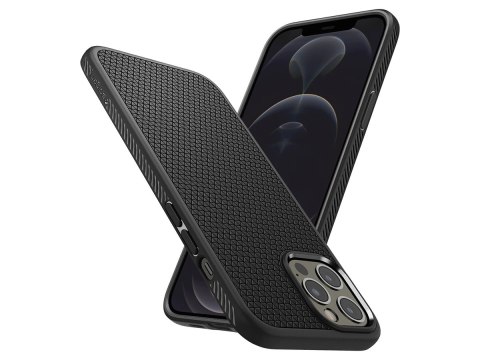 Etui obudowa Spigen Liquid Air do Apple iPhone 12 Pro Max Matte Black