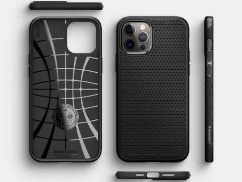 Etui obudowa Spigen Liquid Air do Apple iPhone 12 Pro Max Matte Black