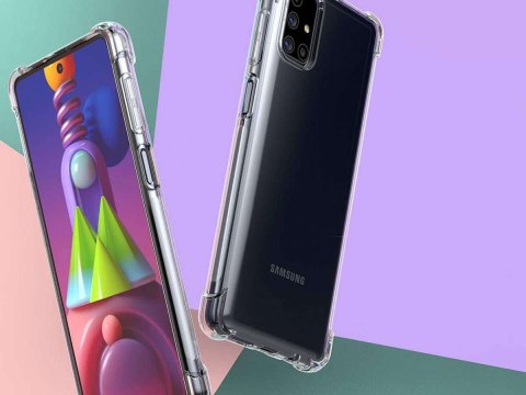 Etui pancerne ShockProof Alogy do Samsung Galaxy M51 przezroczyste