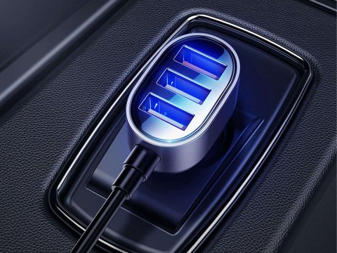 Ładowarka samochodowa JOYROOM rozdzielacz 5x USB 1.5m 6.2A