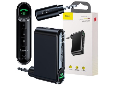 Odbiornik dźwięku Bluetooth 5.0 Baseus audio AUX mini jack do samochodu