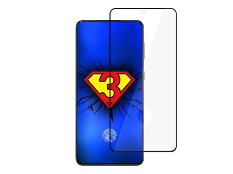 Szkło 3mk HardGlass Max Finger Print do Samsung Galaxy S21 Plus Black