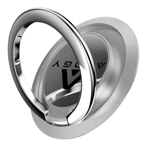 Uchwyt na telefon palec Alogy Ring Holder stojak pierścień podstawka Srebrny