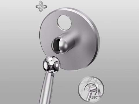 Uchwyt stojak do ładowarki Qi MagSafe na biurko Alogy do iPhone 12 13 14 Srebrny