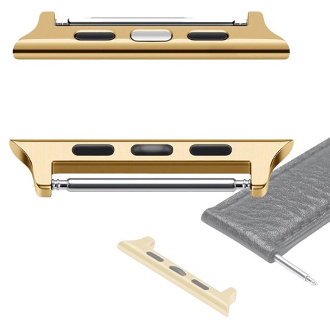 Adapter zapięcie do paska Alogy do Apple Watch 42/44/45mm Złoty