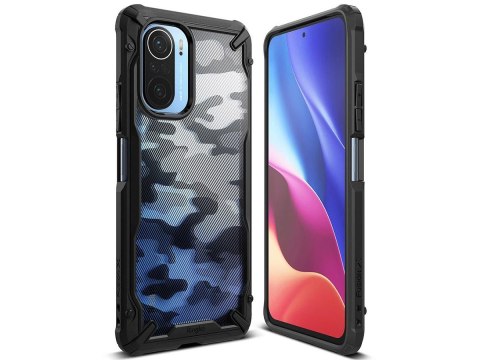 Etui Ringke Fusion X do Poco F3/Mi 11X/ 11i/ Redmi K40/ Plus/ Pro Moro Black