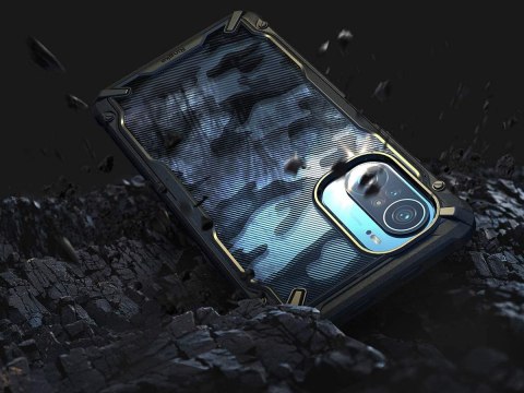 Etui Ringke Fusion X do Poco F3/Mi 11X/ 11i/ Redmi K40/ Plus/ Pro Moro Black