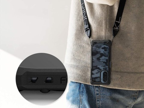 Etui Ringke Fusion X do Poco F3/Mi 11X/ 11i/ Redmi K40/ Plus/ Pro Moro Black