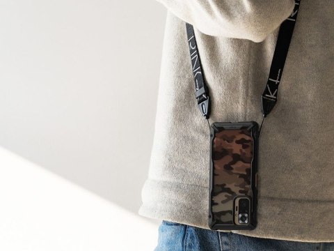 Etui Ringke Fusion X do Xiaomi Redmi Note 10 Pro Camo Moro Black