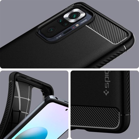 Etui Spigen Rugged Armor do Xiaomi Redmi Note 10 Pro Matte Black