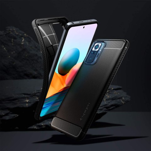 Etui Spigen Rugged Armor do Xiaomi Redmi Note 10 Pro Matte Black