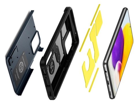 Etui Spigen Tough Armor do Samsung Galaxy A72 Metal Slate