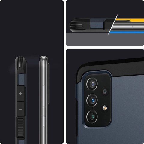 Etui Spigen Tough Armor do Samsung Galaxy A72 Metal Slate