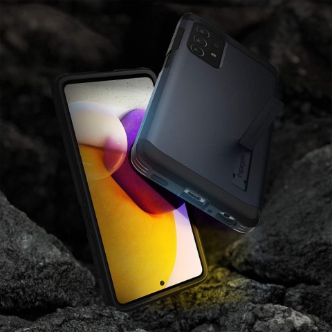 Etui Spigen Tough Armor do Samsung Galaxy A72 Metal Slate