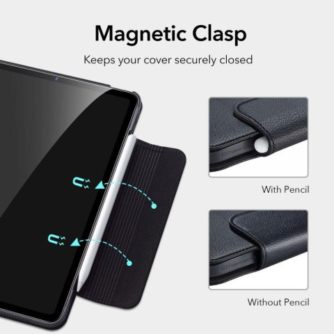 Etui obudowa ESR Business Pencil do Apple iPad Air 10.9" 4/5 (2020/2022) Air 11" 6 (2024) Black