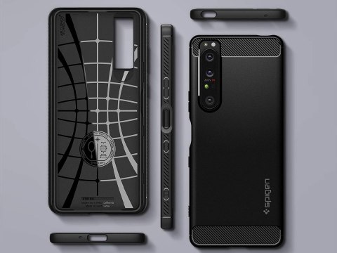 Etui obudowa Spigen Rugged Armor do Sony Xperia 1 III Matte Black