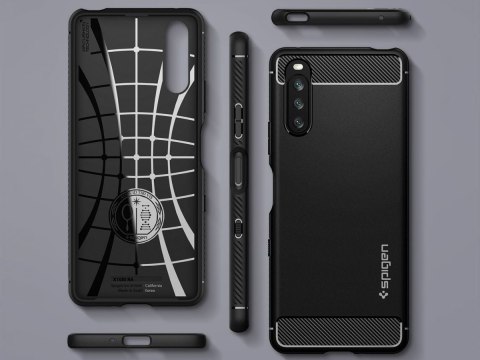 Etui obudowa Spigen Rugged Armor do Sony Xperia 10 III Matte Black