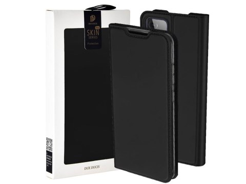 Etui ochronne z klapką Dux Ducis Skin skórzane do Samsung Galaxy A72 Czarne