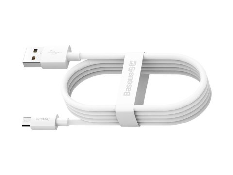 Kabel 1.5m Baseus przewód x2 USB - micro USB 2.1A White
