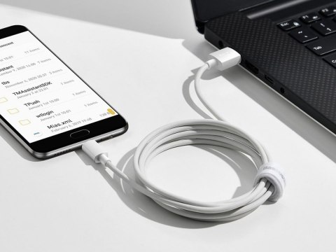 Kabel 1.5m Baseus przewód x2 USB - micro USB 2.1A White