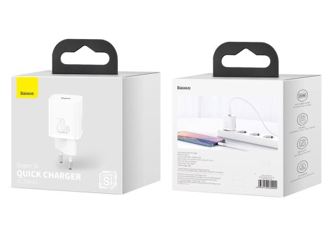 Ładowarka sieciowa Baseus Super Si Quick Charger 1C 20W White