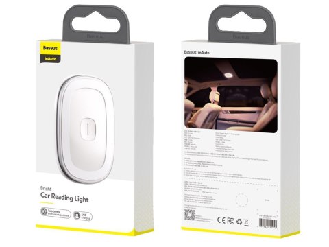 Lampka samochodowa Baseus Bright do czytania Biała