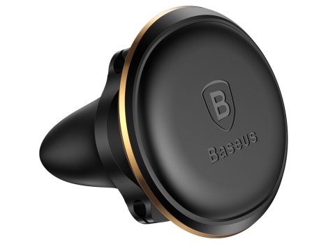 Magnetyczny Uchwyt samochodowy Baseus Magnetic Air Vent do kratki Złoty