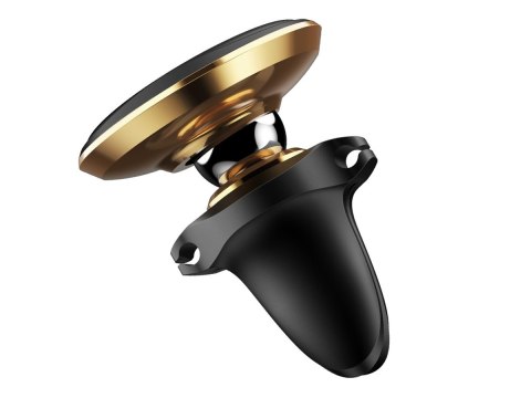 Magnetyczny Uchwyt samochodowy Baseus Magnetic Air Vent do kratki Złoty