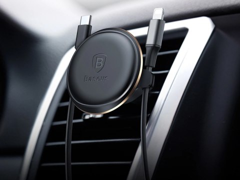 Magnetyczny Uchwyt samochodowy Baseus Magnetic Air Vent do kratki Złoty