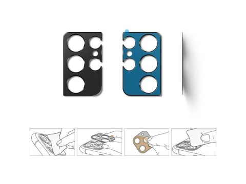 Nakładka ochronna Ringke Camera Styling do Samsung Galaxy S21 Ultra Black