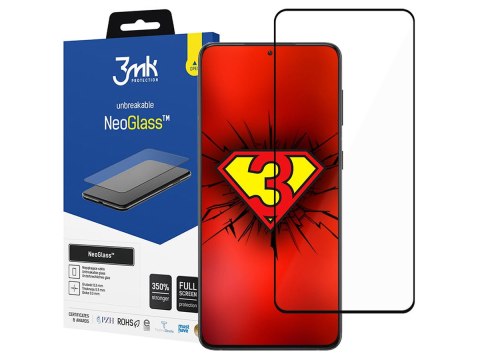 Szkło 3mk NeoGlass 8H do Samsung Galaxy S21 Plus Black